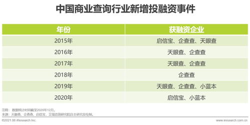 2021年中国商业查询发展研究报告